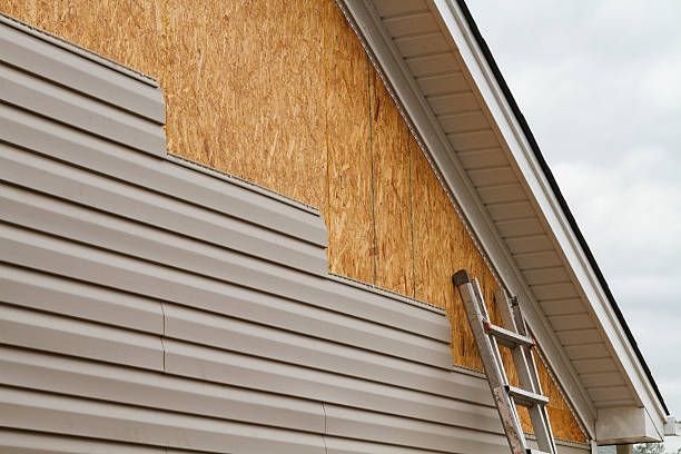 Professional Siding technician working in Belle Haven, VA
